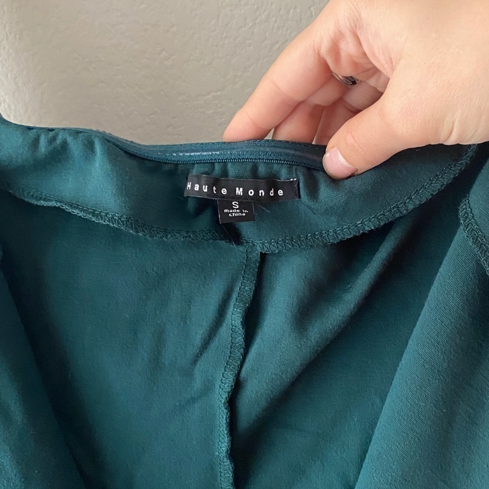Dark green - zip down dress - Picture 4 of 5